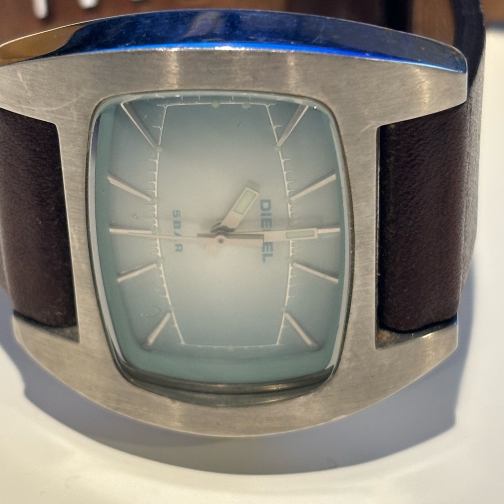 Diesel Silver and Brown Watch with exclusive Design